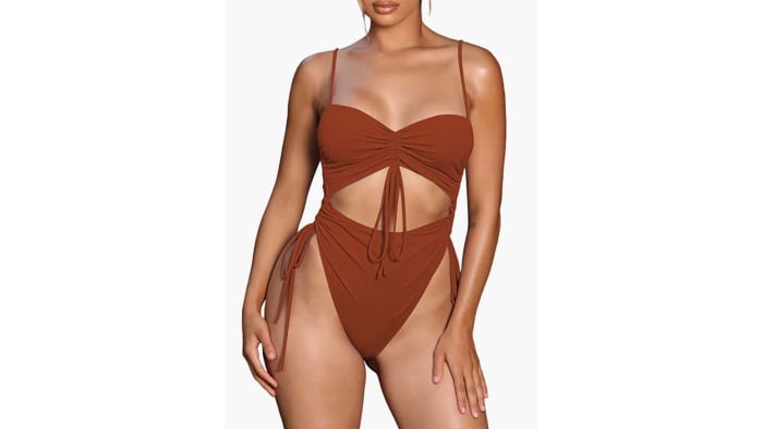 Viottiset Women’s Cut Out Drawstring One-Piece